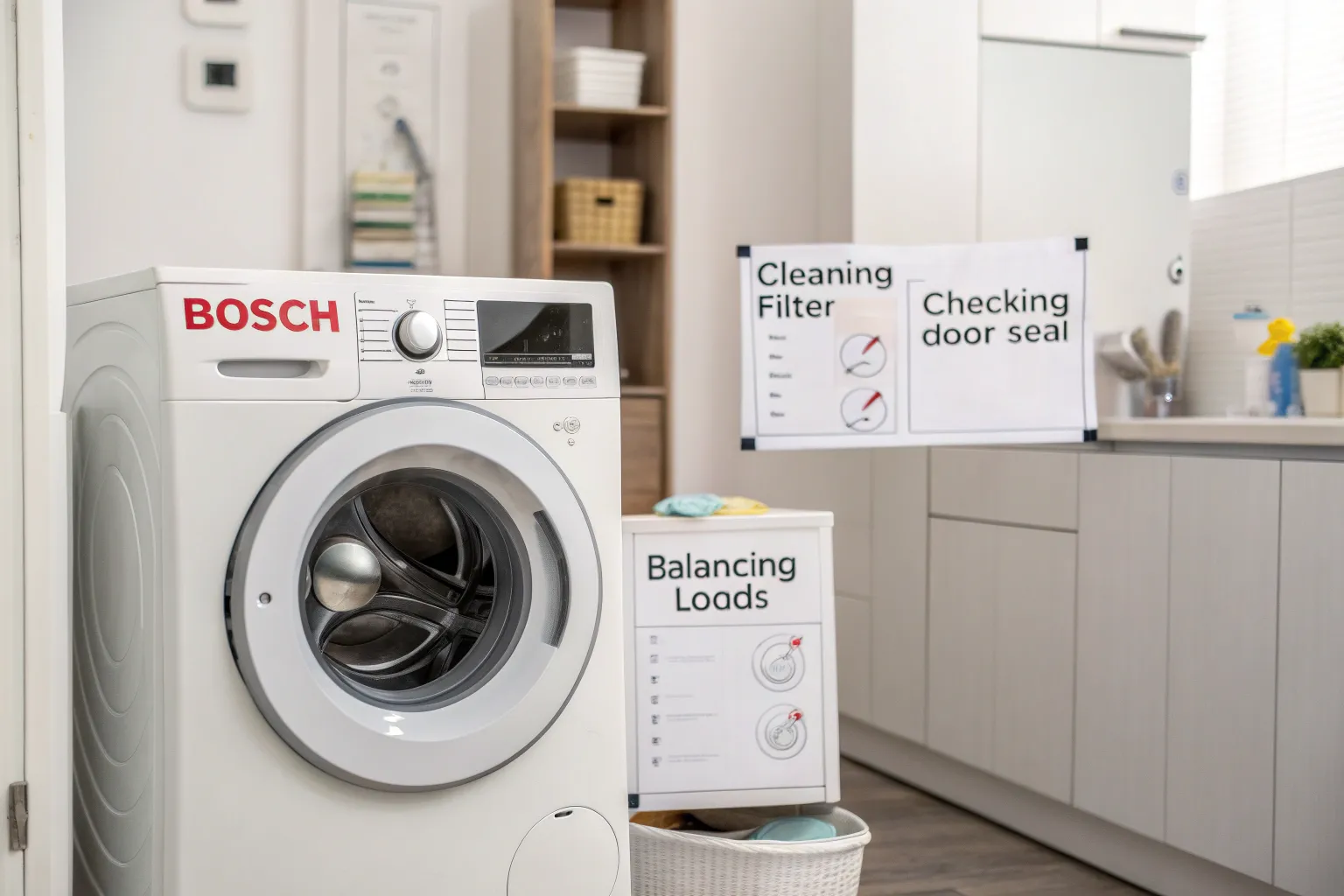 نکات مهم در نگهداری و افزایش عمر لباسشویی بوش