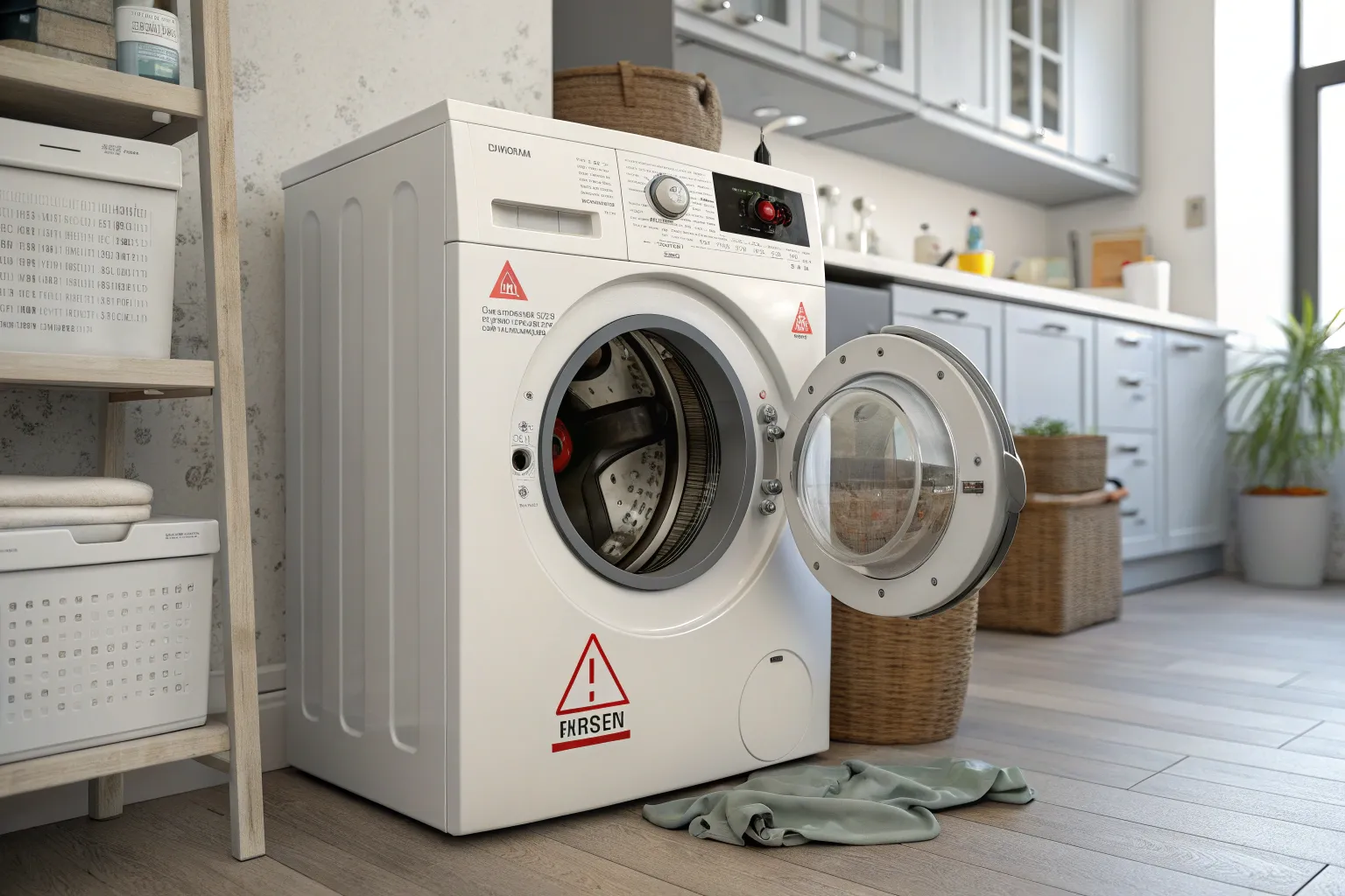 خرابی‌های رایج لباسشویی بکو و علت آن‌ها