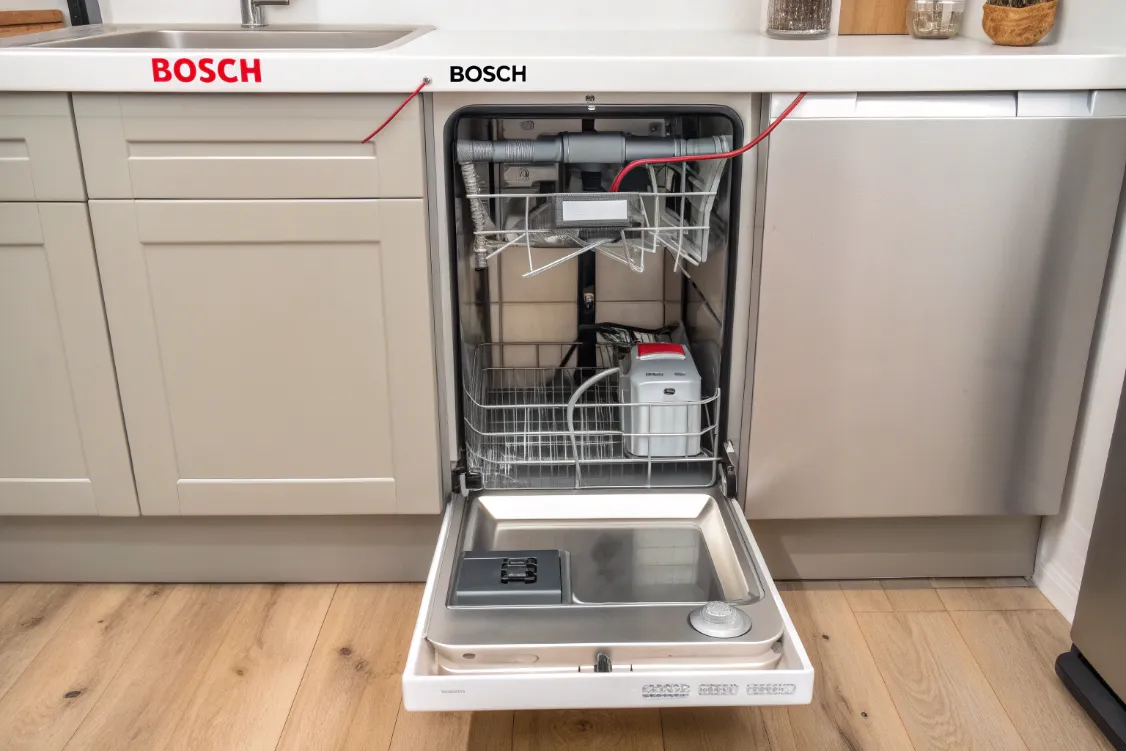 چرا ظرفشویی بوش آبگیری نمی‌کند؟