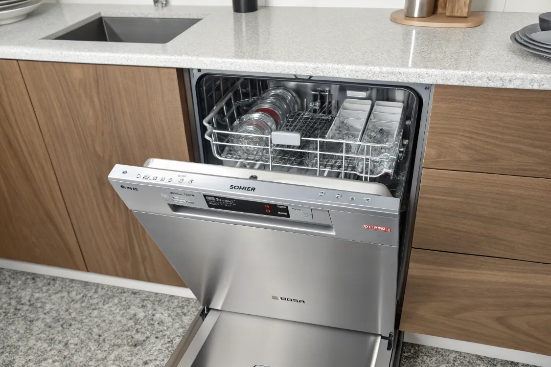 چرا ظرفشویی بوش آبگیری نمی‌کند؟