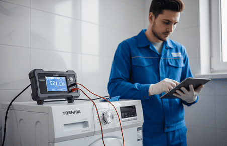 تعمیر لباسشویی توشیبا