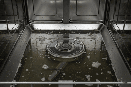 رفع عیب عملکرد تخلیه ظرفشویی بوش