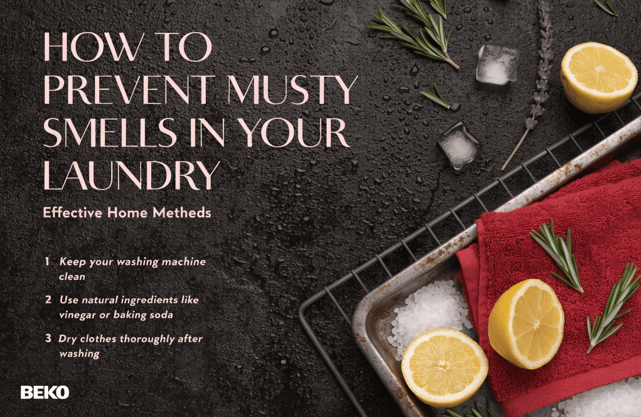 راهنمای جلوگیری از بوی کپک در لباسشویی بکو با روش های خانگی مؤثر