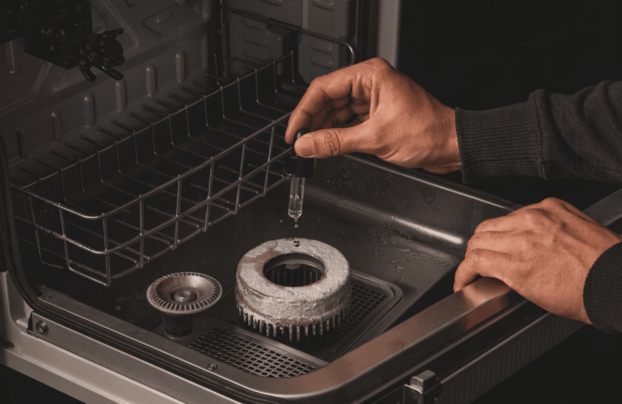 روش جرم  گیری حرفه ای المنت ظرفشویی بکو برای جلوگیری از مصرف بالای برق